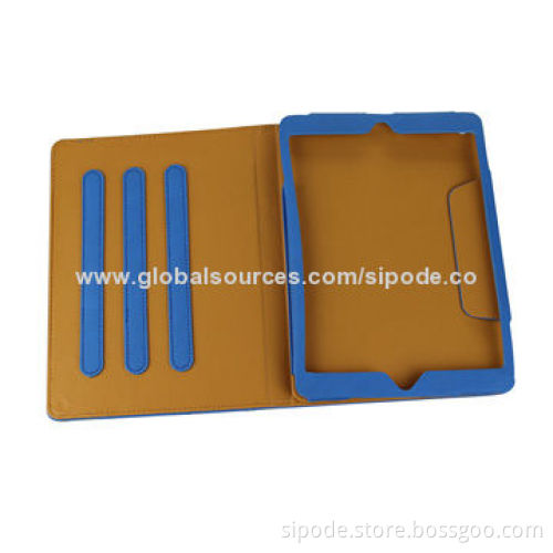 Leather cases for iPad Air/iPad 5, PU leather material, multifunction standing and folding